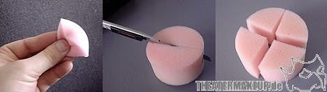 Application sponge 30x60 round in single package