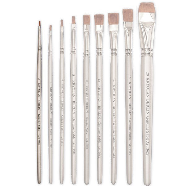 Schminkpinsel breit pure sable Größe 2