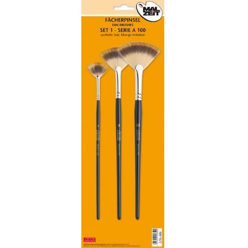 Fächer-Pinselset A100 Synthetic