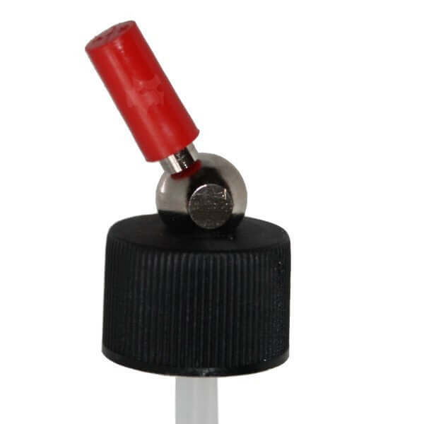 Lid 20mm with connection for suction cup airbrushes