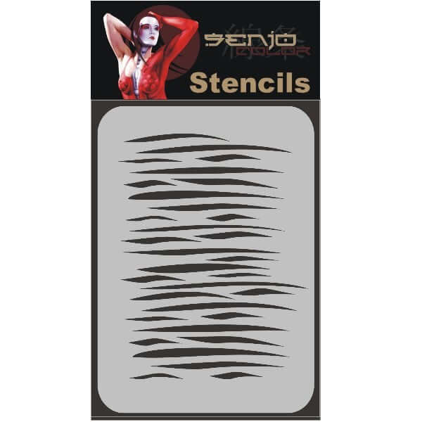 Bodyart Schablone A4 - Zebradesign 1