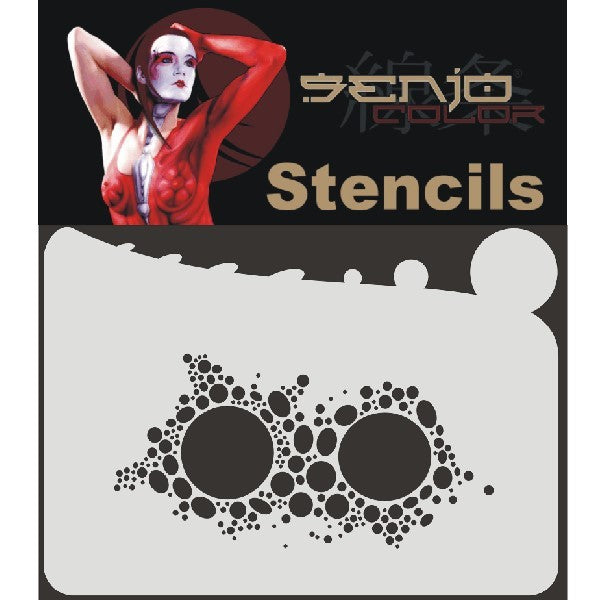 Airbrush stencil A5 - Bubbles 1