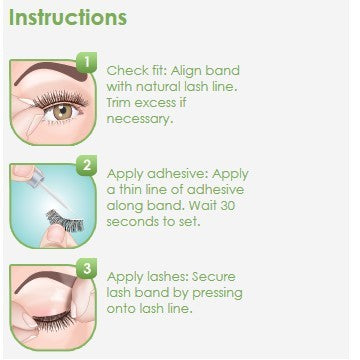 DUO Brush On Striplash Wimpernkleber Instructions
