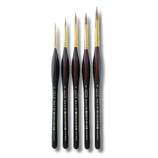 Brush Set A200 Red Sable Fine Set of 5