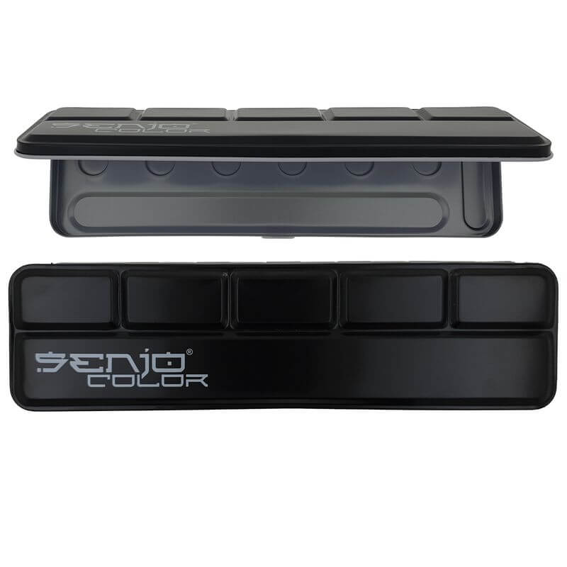 6 colors empty palette Senjo Color metal