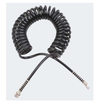 Airbrush spiral hose 2x1/8 IG 3m