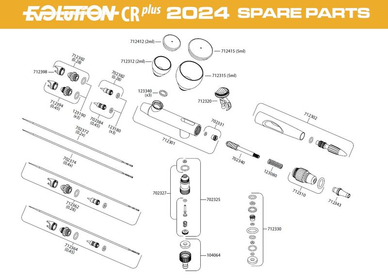 Spare Parts Evolution CRplus 2024