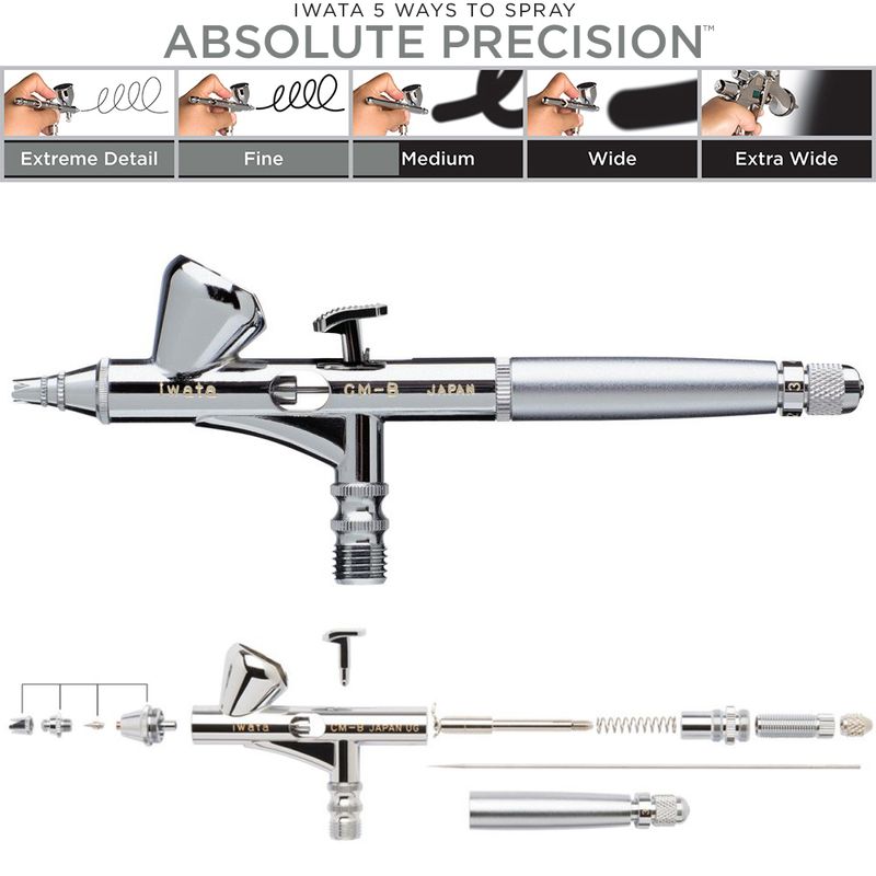 Airbrush Iwata Custom Micron CM-B2 0.18mm 5ml
