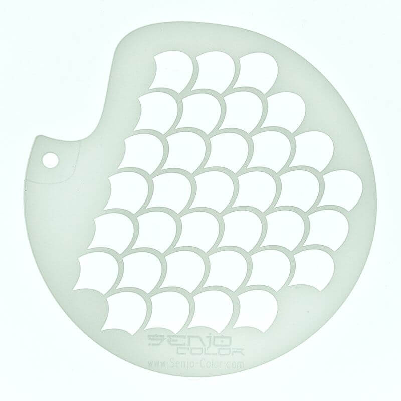 Airbrush stencil dragon scales Senjo Color