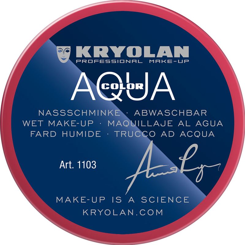 Aquacolor Naßschminke Dose 55ml Kryolan - pink