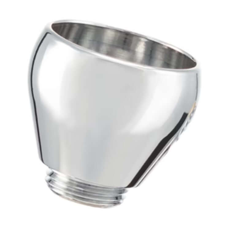 Becher 2ml aus Metall verchromt für Airbrush Evolution
