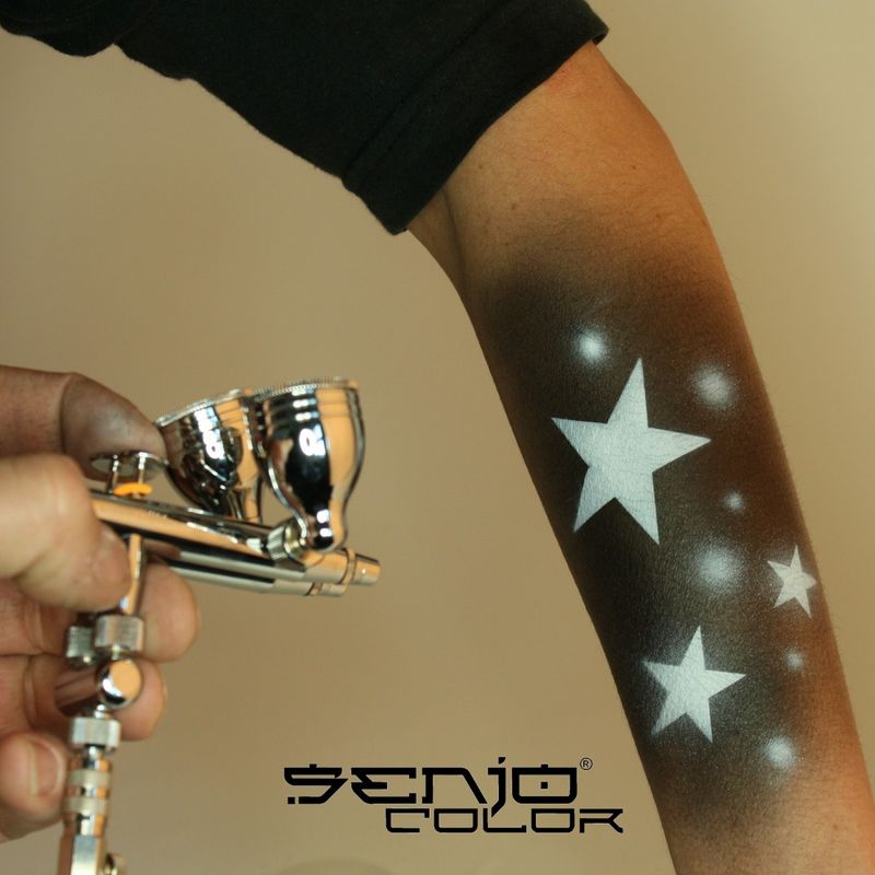 Airbrush-Painting Beispiel Sterne
