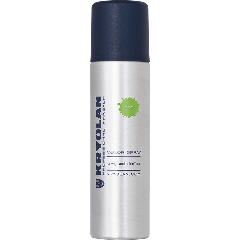 Color Haar Spray Kryolan - green, D33