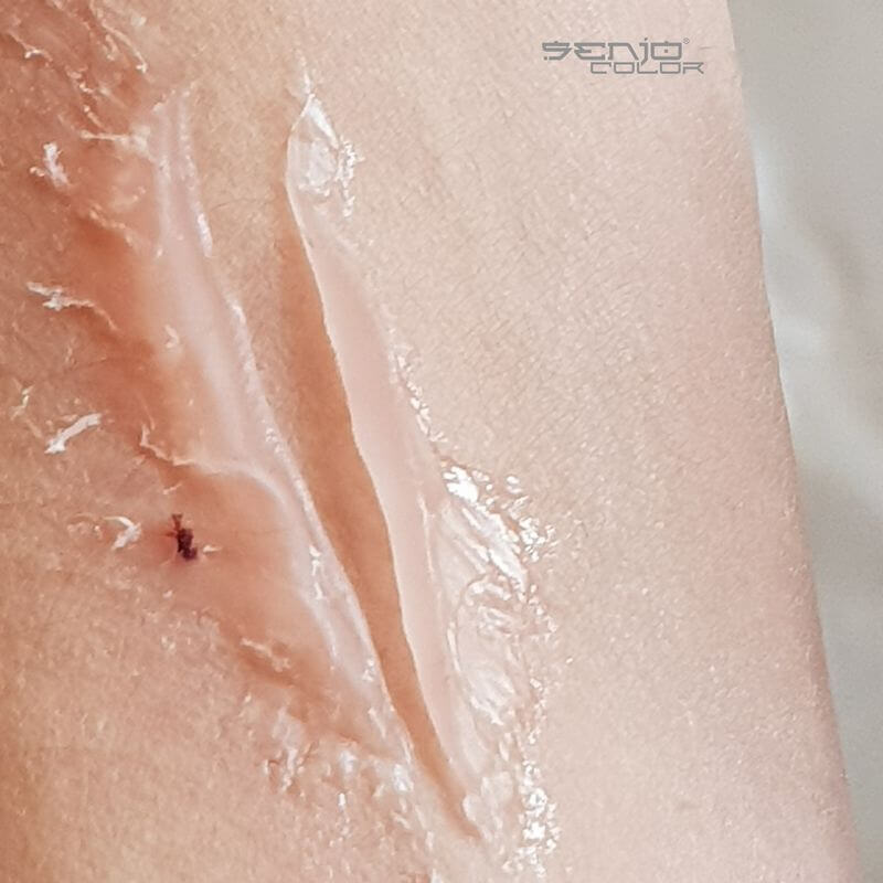 SFX Effekt Wunde aus Effektwachs von Senjo Color fertig zum bemalen