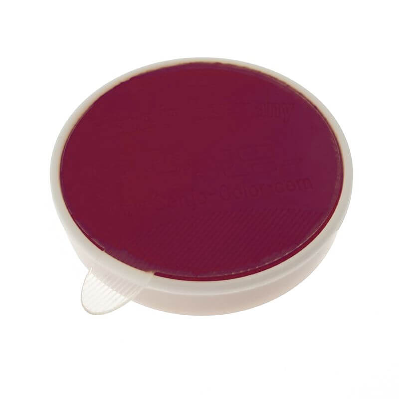 Bodypaintingfarbe, Kinderschminke, Palettennachfüllung Weinrot für Senjo Color Schminkpalette