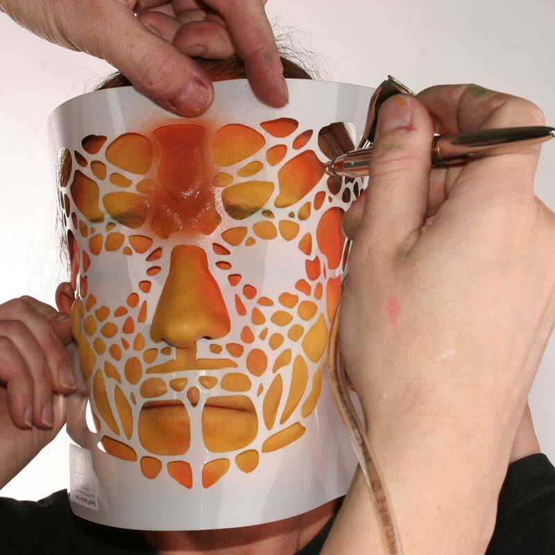 FacePainting Stencil A4 - Fantasy Lizard