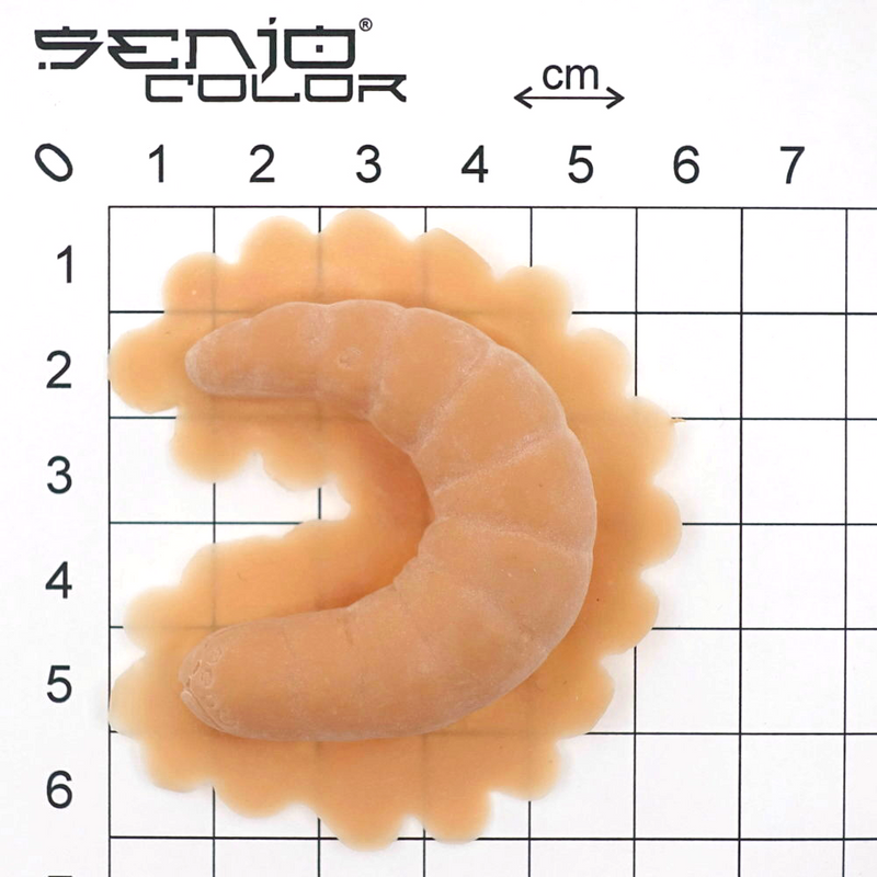 Latex-Applikation Fetter Wurm Maße