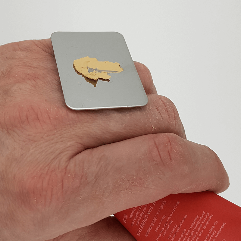 Fingerpalette Mischplatte Edelstahl Anwenderbeispiel 2