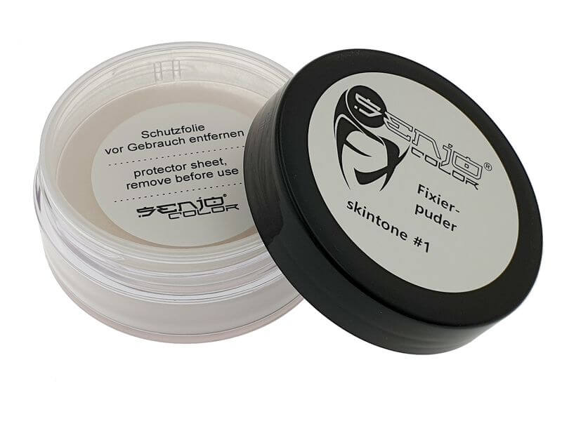 FixierPuder Transparent Skintone/Hautfarben #1 20g Dose Senjo Color