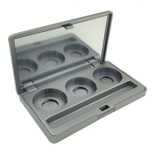 Kryolan empty palette for 3 colors with mirror
