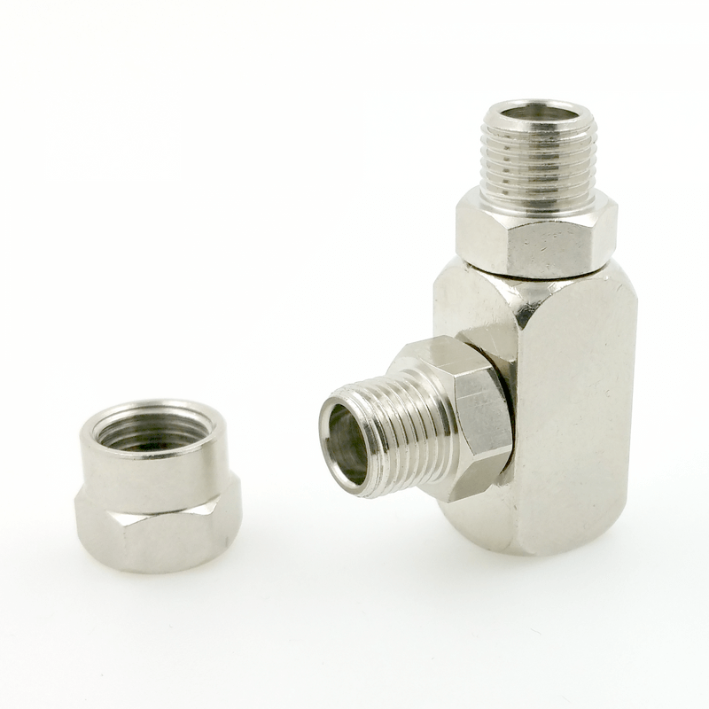 Airbrush compressed air distributor L 2-fold