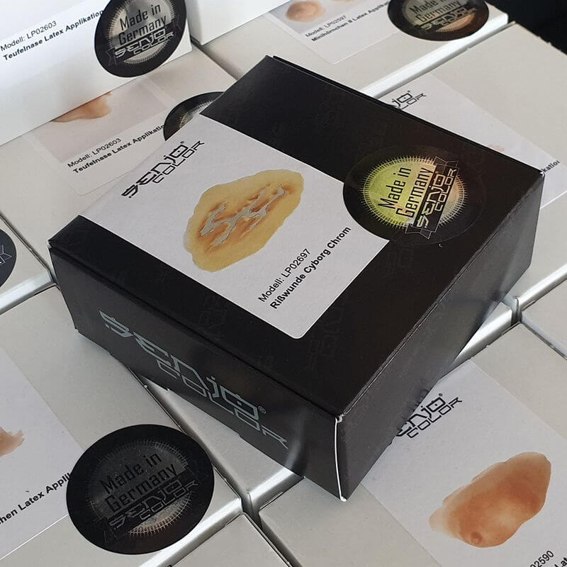 Latex parts Senjo Color packaging