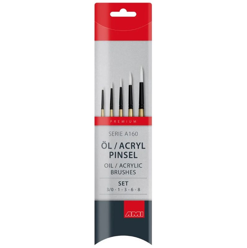 Brush Set A160 Round Brush Synthetic