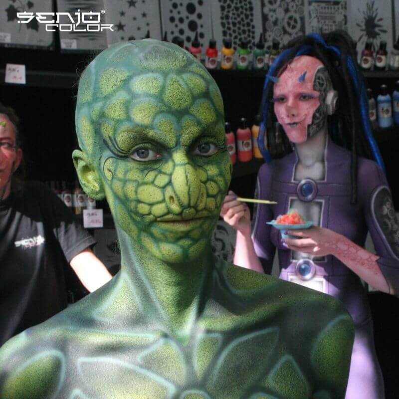 Professional plastic bald head transparent S, M