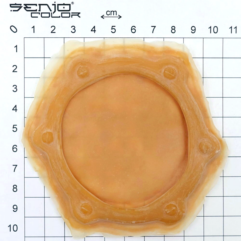 Frame round with screws for steampunk size view