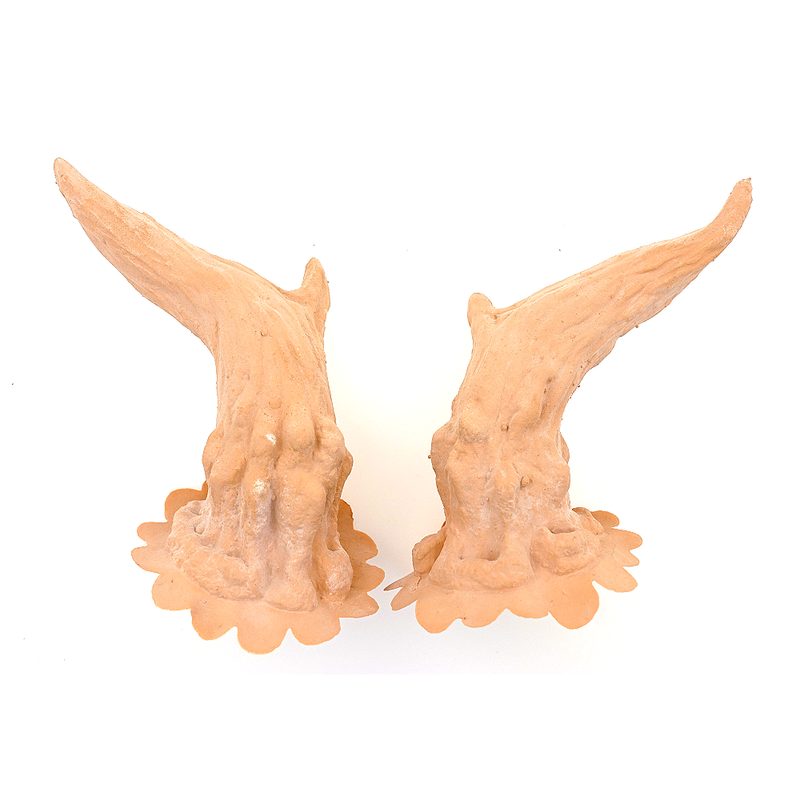 Deer horns latex application