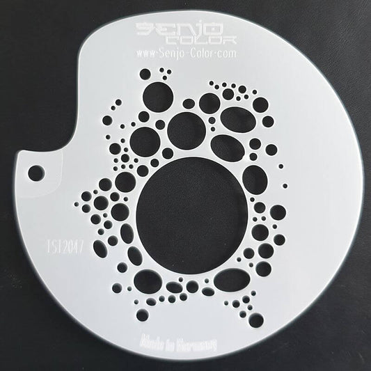 Stencil Bubbles Senjo Color Art Stencil