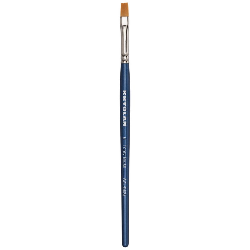 Makeup brush synthetic fiber wide size 6