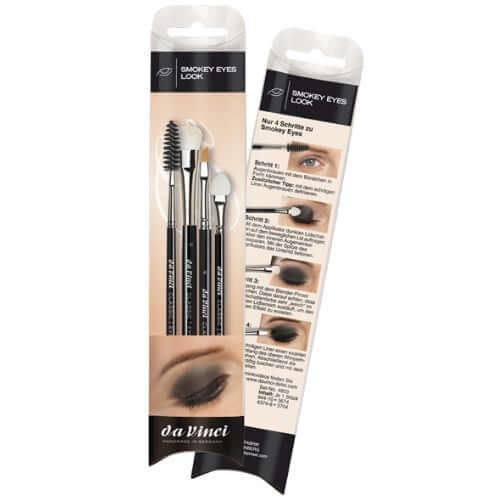 Makeup brush set Smokey Eyes Look daVinci