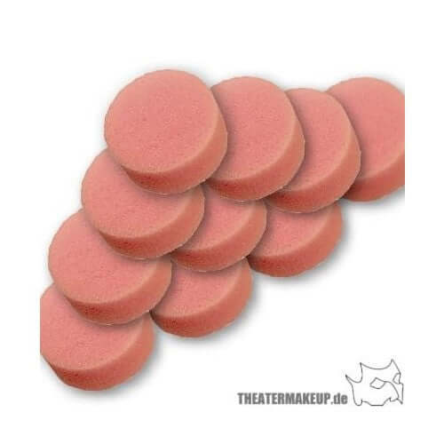 Makeup sponge round in pack of 10