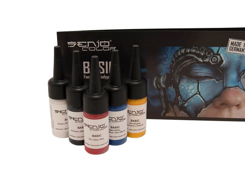Senjo Color BASIC body painting paint in set 5x 15ml