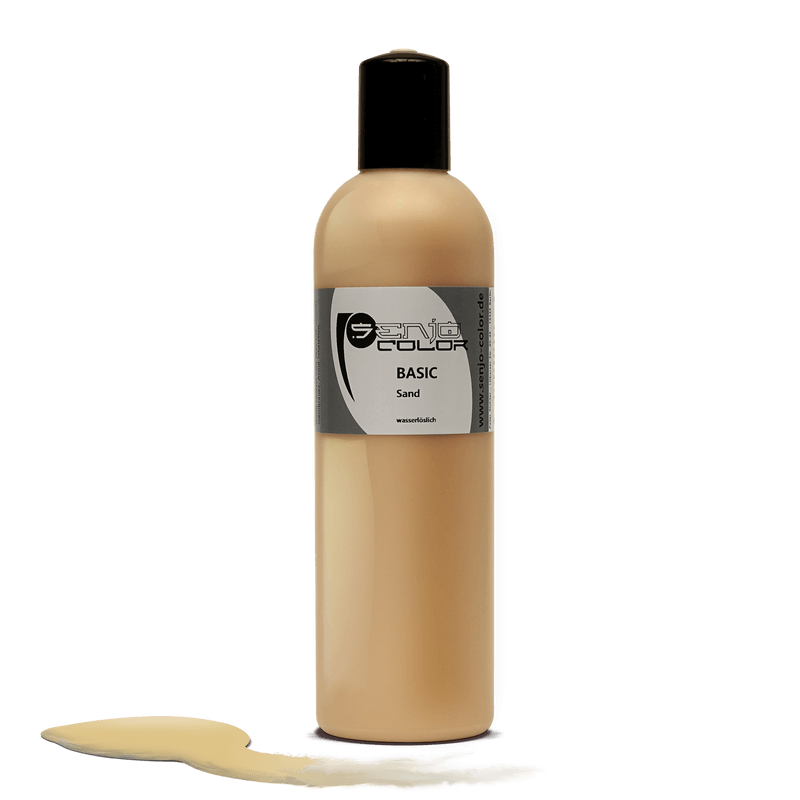 Airbrush body painting paint 250ml bottle sand color Senjo Color Basic