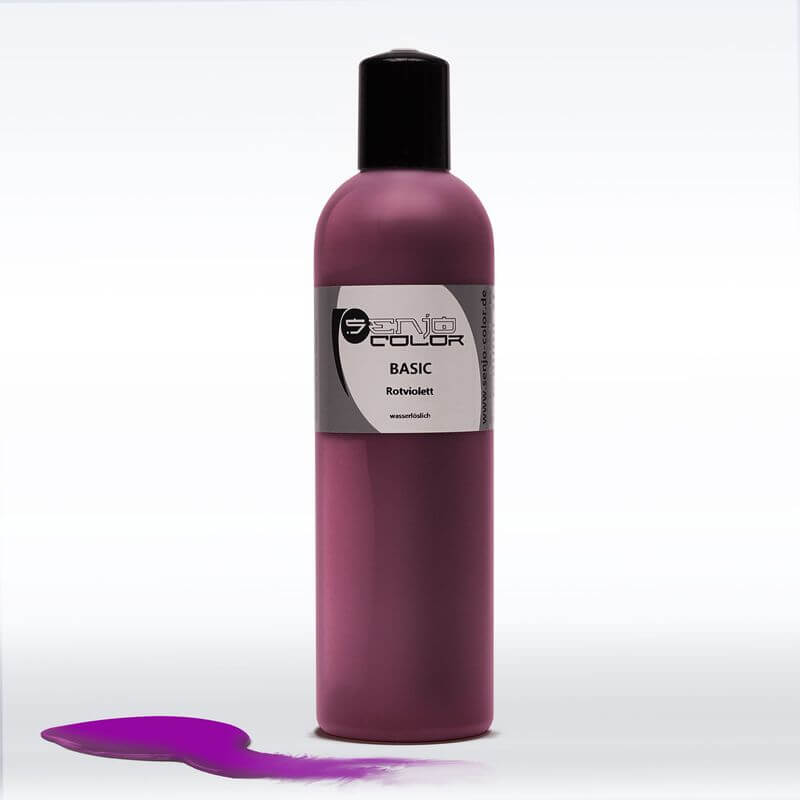 Airbrush body painting paint 250ml bottle red purple Senjo Color Basic
