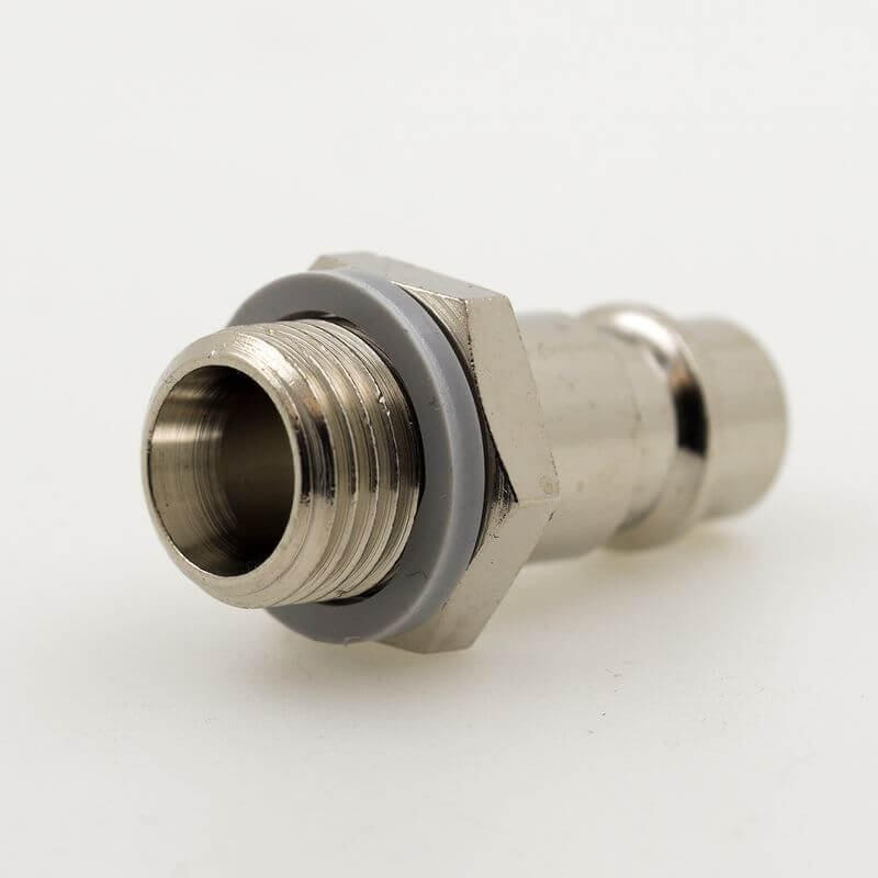 Stecknippel NW7,2mm mit 1/4" AG Gewindeansicht