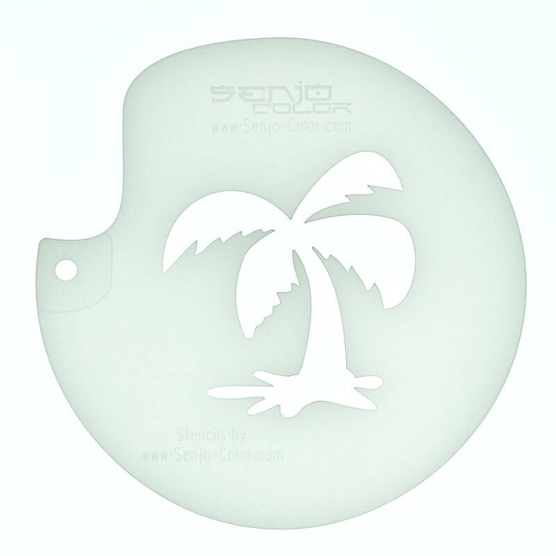 Stencil palm tree Senjo-Color Art Stencil