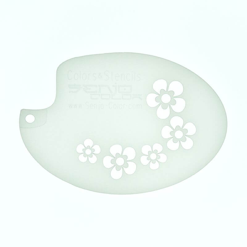 Tattoo stencil flower tendril Senjo Color