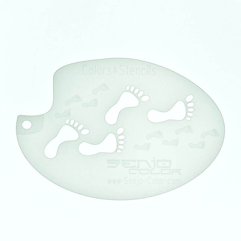 Stencil foot taps Senjo Color Art View 2