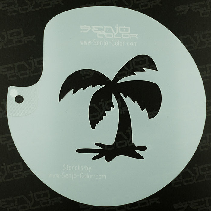 Stencil palm tree Senjo-Color Art Stencil