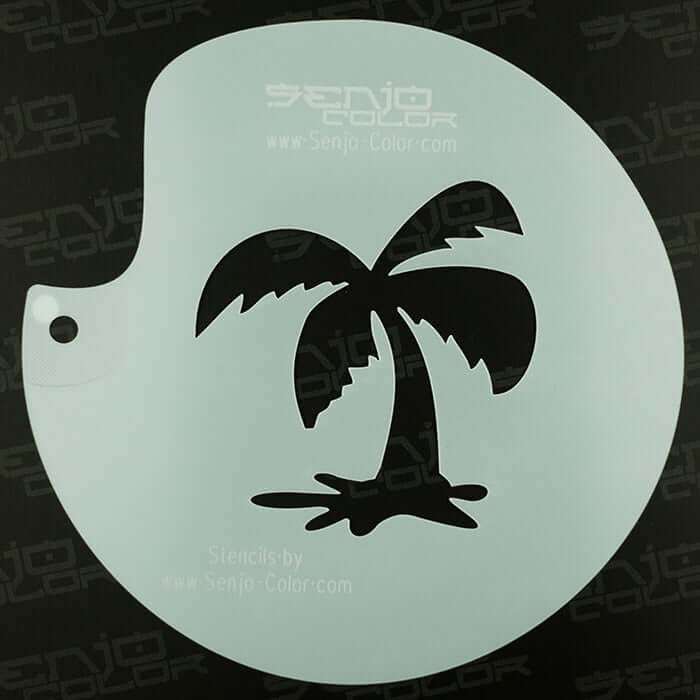 Stencil palm tree Senjo-Color Art Stencil