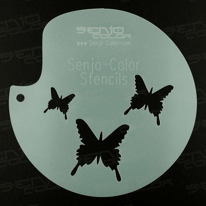 Stencil butterflies Senjo Color Art Stencil