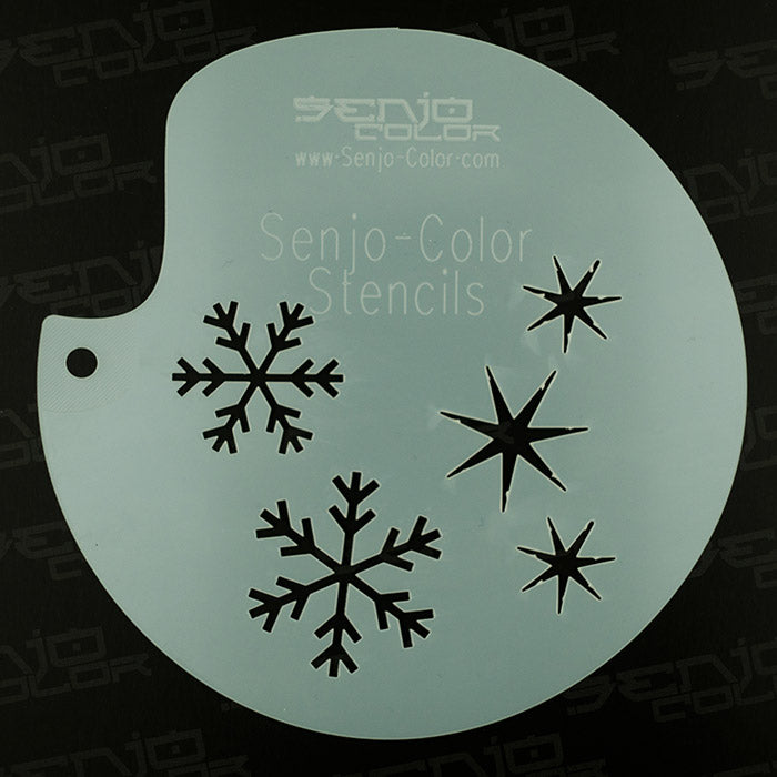 Stencil snowflake Senjo Color Art Stencil