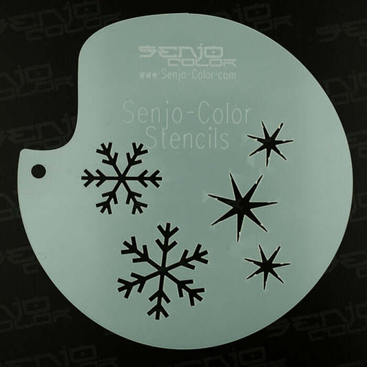 Stencil snowflake Senjo Color Art Stencil