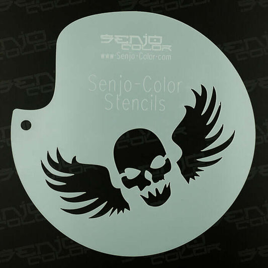 Stencil Skull Senjo Color Art Stencil