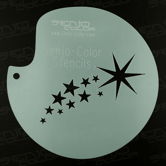 Schablone Sterne Senjo-Color Art Stencil