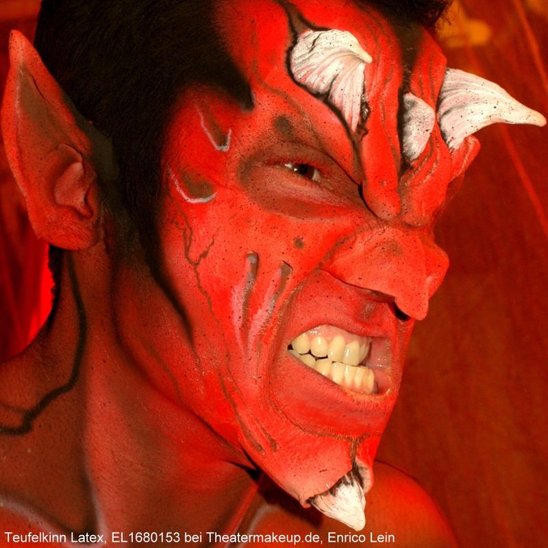 Example Painting Devil Chin Latex Part