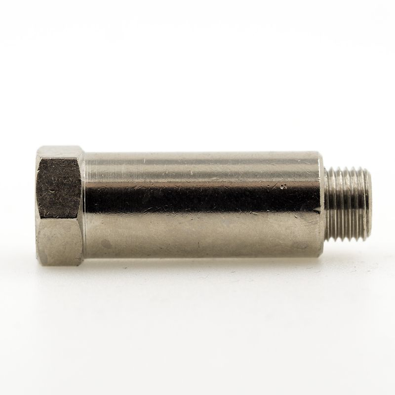 Extension piece 1/8" IT x 1/8" ET side view